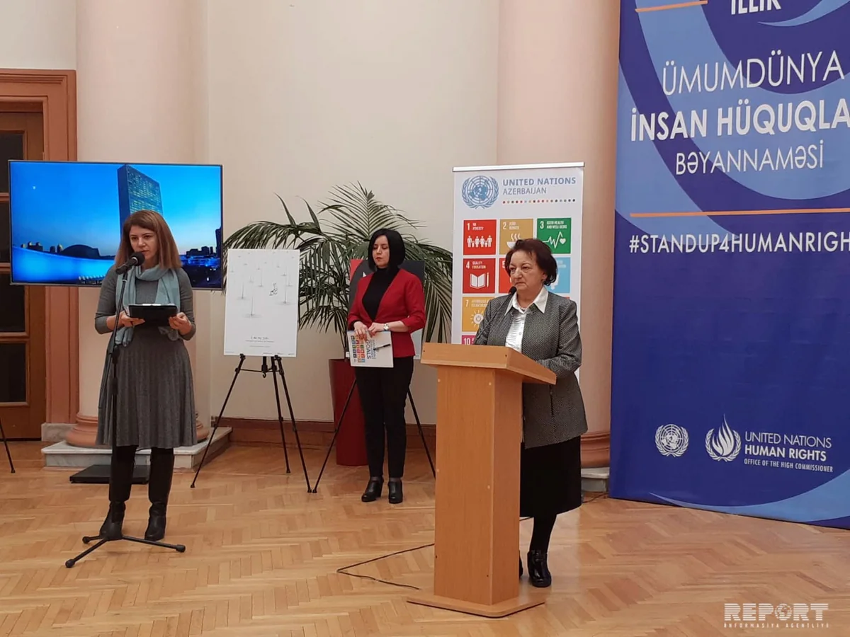 Bakıda Beynəlxalq İnsan Hüquqları günü münasibətilə tədbir keçirilib