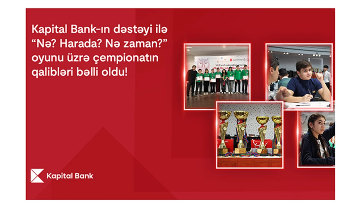 Kapital Bankın dəstəyi ilə “Nə? Harada? Nə zaman?” oyunu üzrə respublika çempionatı başa çatdı