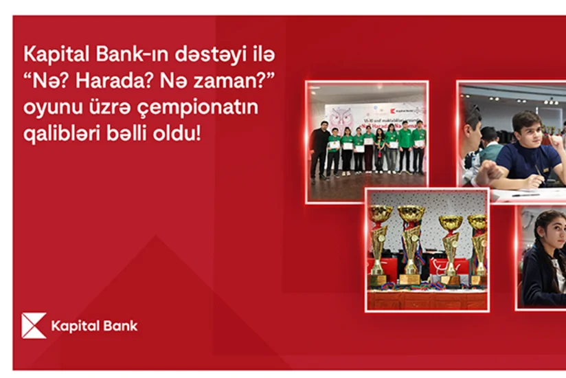 Kapital Bankın dəstəyi ilə “Nə? Harada? Nə zaman?” oyunu üzrə respublika çempionatı başa çatdı