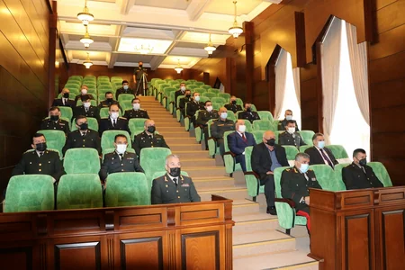 Hərbi Prokurorluqda milli prokurorluğun yaradılmasının 103-cü ildönümünə həsr olunan mərasim keçirilib