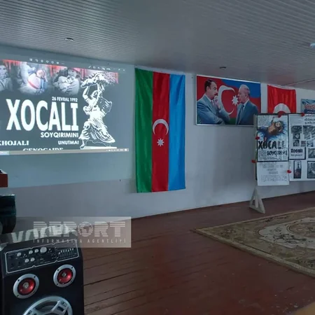 Biləsuvarda Xocalı soyqırımı qurbanlarının xatirəsi yad edilib