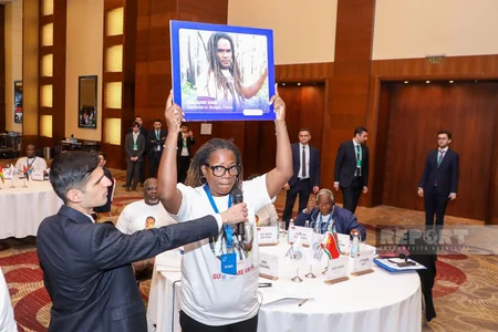 Flash mob held in Baku to support those fighting against colonialism