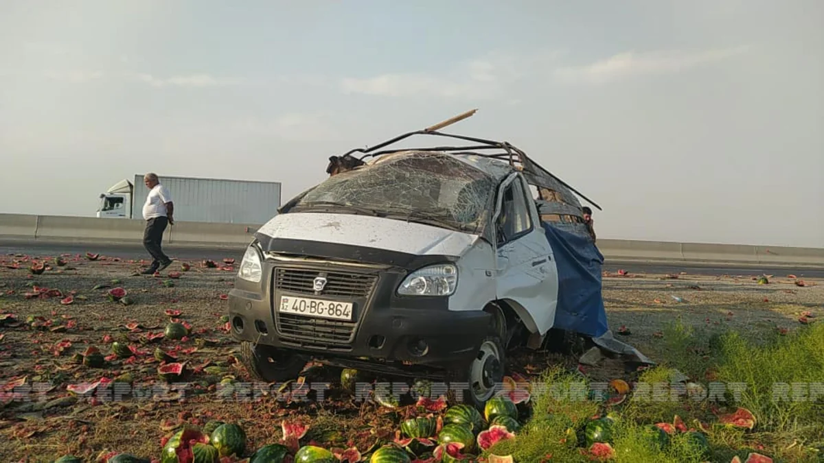 Hacıqabulda Türkiyə vətəndaşı qəza törətdi, xəsarət alanlar var - VİDEO