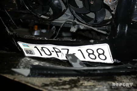 Bakıda London taksisi qəza törədib - VİDEO - YENİLƏNİB