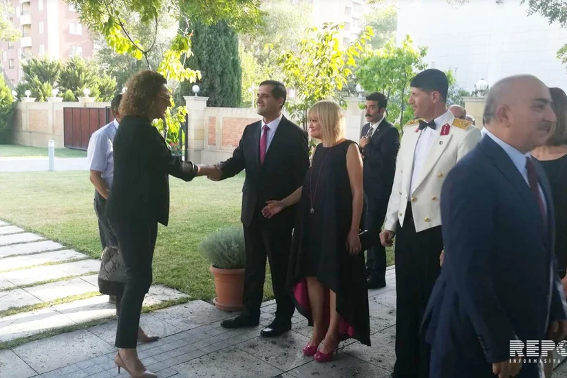 По случаю национального праздника - Дня Победы в посольстве Турции в Азербайджане состоялся официальный прием