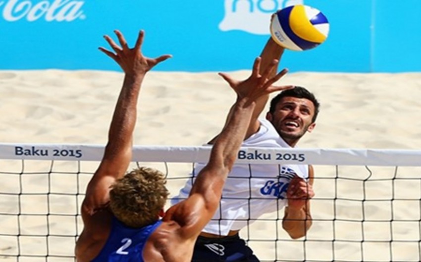 ​Çimərlik voleybolunda növbəti görüşlər keçirilib