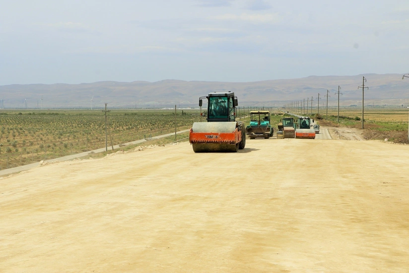 Yeni ödənişli yolun bir hissəsinin tikintisi yekunlaşır