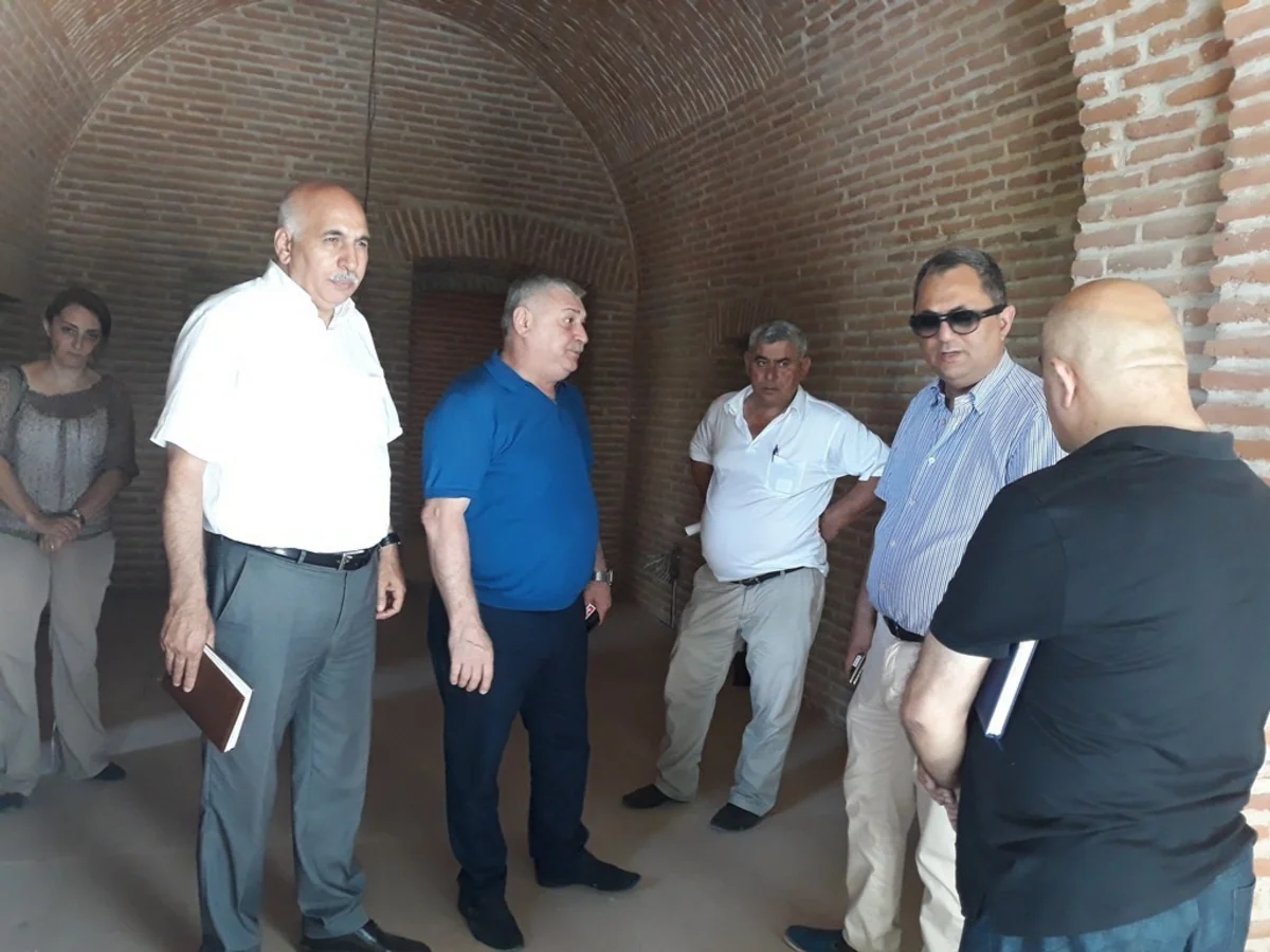 Gəncədəki Şah Abbas karvansarasında aparılan bərpa işləri ilin sonunda başa çatacaq