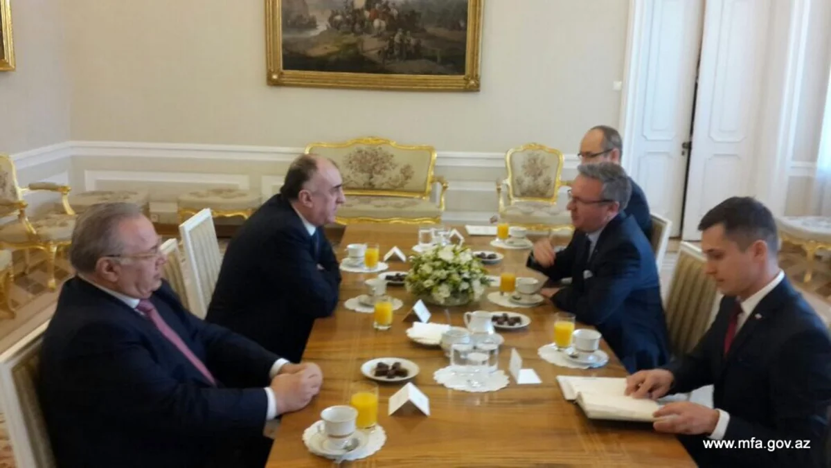 Elmar Məmmədyarov Polşa Prezidenti Administasiyasının dövlət katibi ilə görüşüb