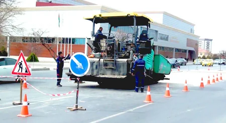 Naxçıvan şəhərinin küçə və yollarında təmir-bərpa işləri aparılır 