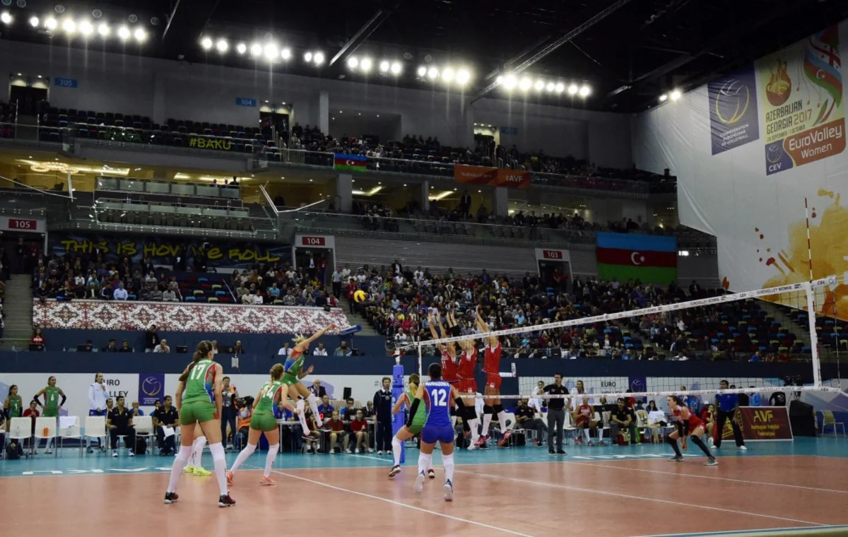 Voleybolçu qadınlardan ibarət Azərbaycan milli komandası Avropa çempionatında 4-cü yeri tutub