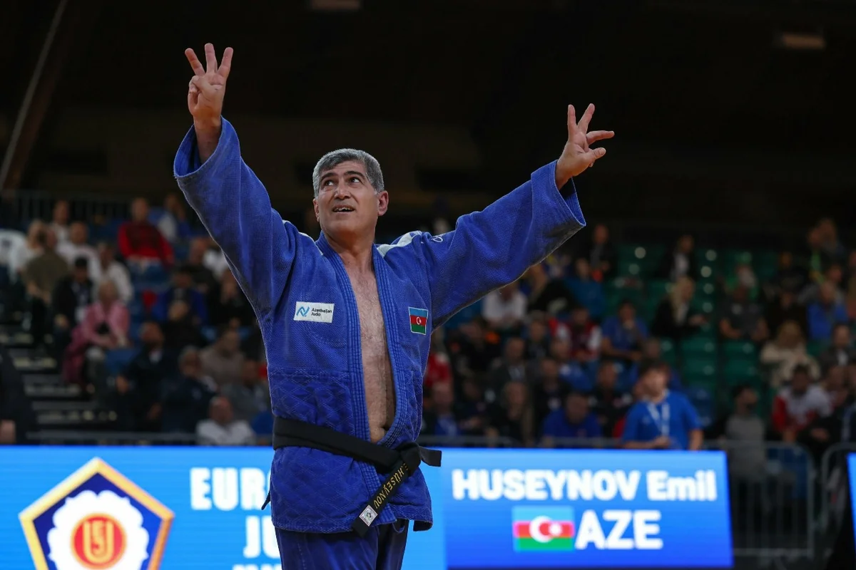 Azərbaycanın veteran cüdoçuları Avropa çempionatında daha 3 qızıl medal qazanıblar