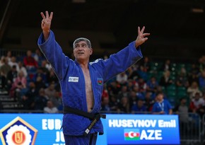 Azərbaycanın veteran cüdoçuları Avropa çempionatında daha 3 qızıl medal qazanıblar