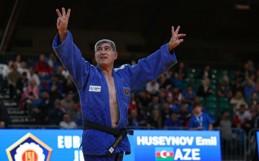 Azərbaycanın veteran cüdoçuları Avropa çempionatında daha 3 qızıl medal qazanıblar