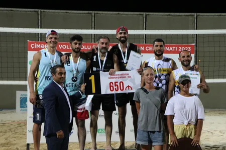 Çimərlik voleybolu üzrə Azərbaycan çempionatının qalibləri müəyyənləşib