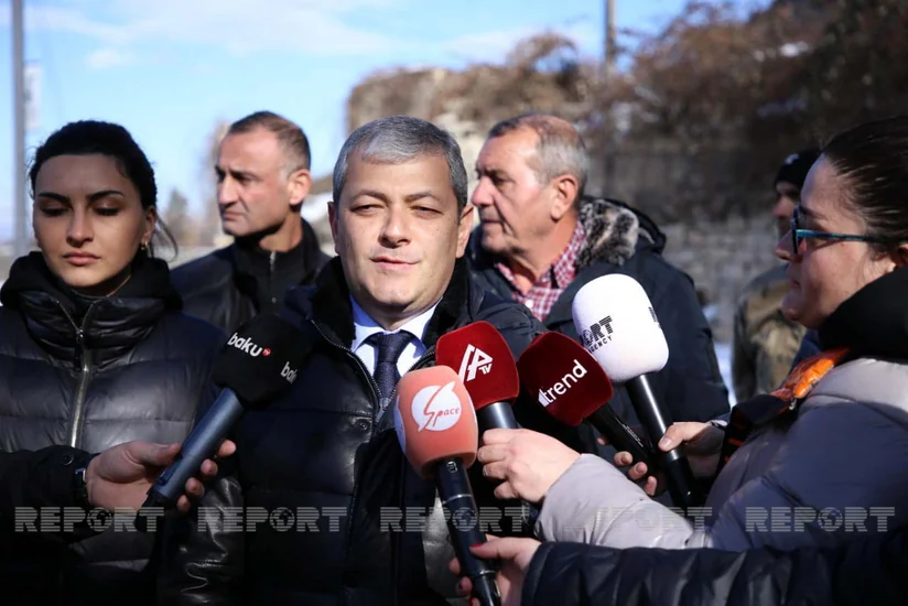 Среди сегодняшних посетителей Шуши шестеро - жители города