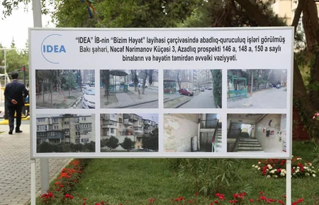 Bakıda abadlaşdırılan növbəti həyət sakinlərin istifadəsinə verilib