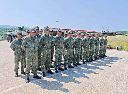 Azerbaijani servicemen participate in international exercise in Serbia