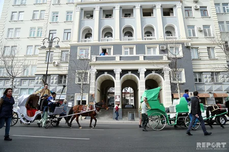 Bakıda “İlaxır çərşənbə”si karvanı - FOTOREPORTAJ