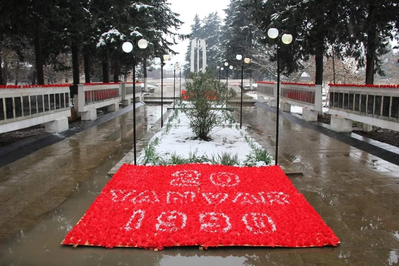 Cəlilabadda 20 Yanvar şəhidlərinin xatirəsi anılıb