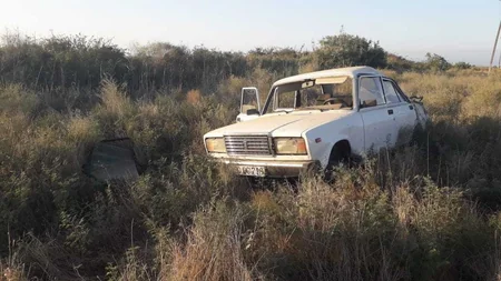 Kürdəmirdə avtomobil aşıb,  sürücü xəsarət alıb - FOTO - VİDEO - ƏLAVƏ OLUNUB