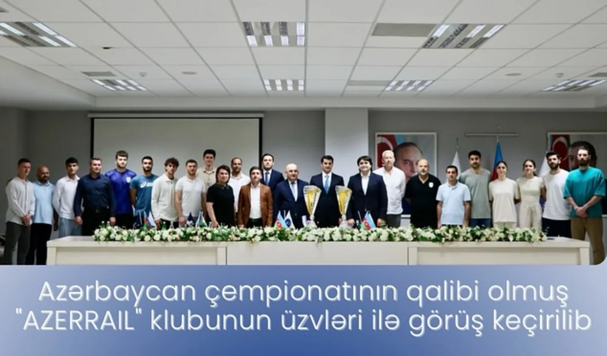 AVF rəsmiləri Azərbaycan çempionu olan Azərreyl klubunun üzvləri ilə görüşüblər