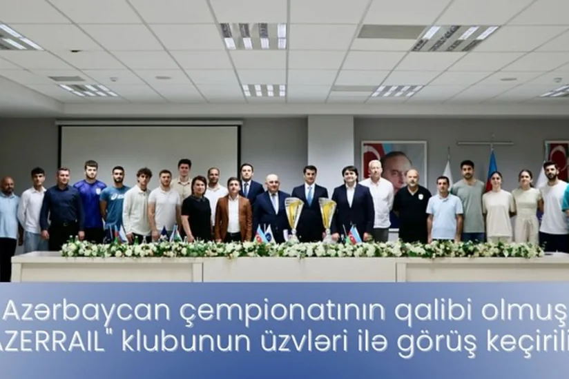 AVF rəsmiləri Azərbaycan çempionu olan Azərreyl klubunun üzvləri ilə görüşüblər