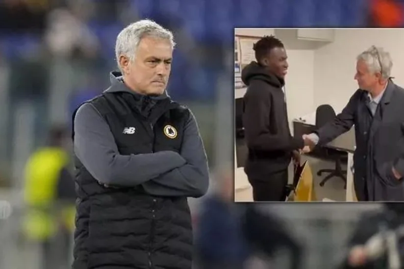 Mourinyo 18 yaşlı hücumçuya 800 avroluq ayaqqabı alıb