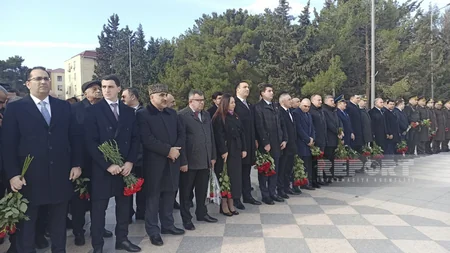 Sumqayıtda 20 Yanvar şəhidlərinin xatirəsi anılıb