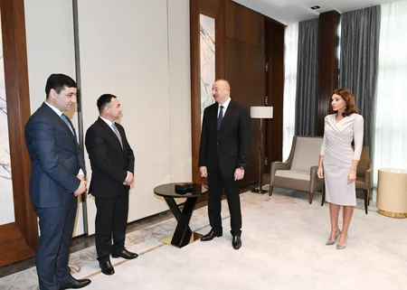Prezident Ukraynada insanları xilas edən Sabir və Umud Şirinov qardaşlarına “İgidliyə görə” medalını təqdim edib - YENİLƏNİB