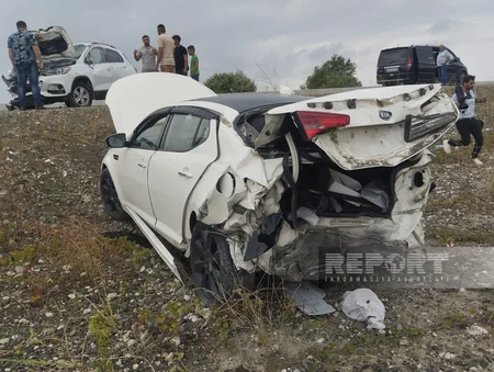 Ödənişli yolda qəzada xəsarət alan səkkiz nəfərin kimliyi məlum olub - YENİLƏNİB