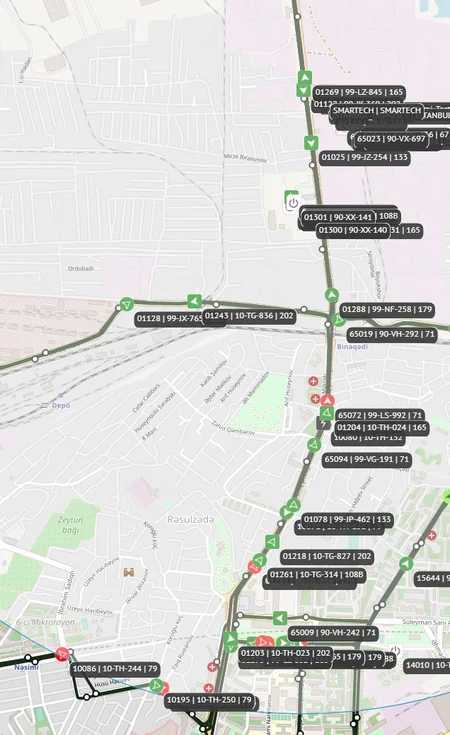 BNA: Hazırda 51 avtobusun hərəkət intervalında gecikmələr var