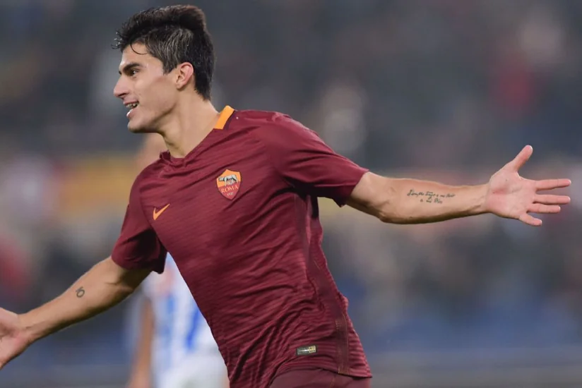 Roma footballer has an accident