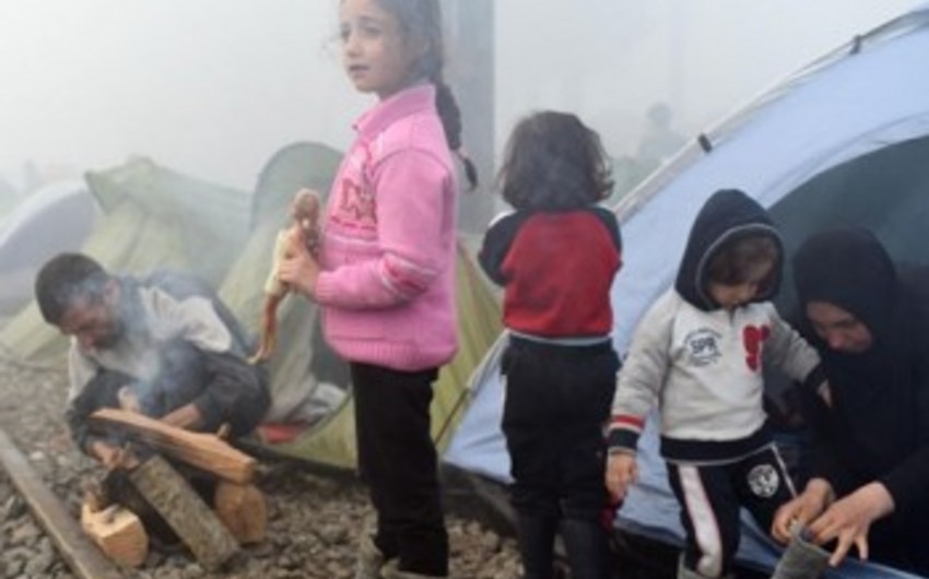 Avropada havaların soyuması qaçqın uşaqların vəziyyətini pisləşdirib