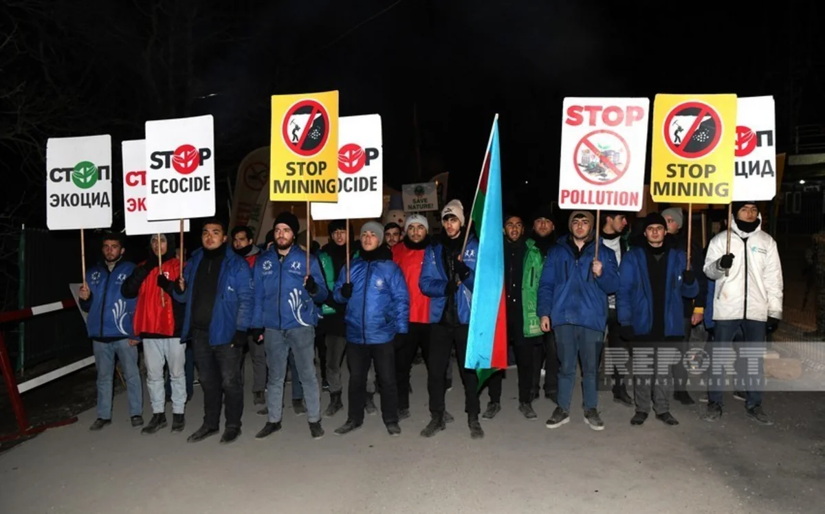 На дороге Ханкенди-Лачын продолжаются протесты, активисты призывают мировое сообщество защитить экологию