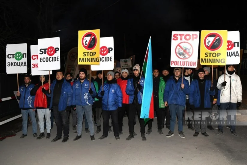 На дороге Ханкенди-Лачын продолжаются протесты, активисты призывают мировое сообщество защитить экологию