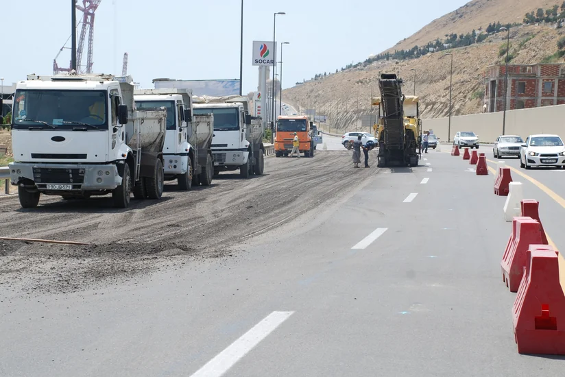 ​Paytaxtın giriş yolu təmir olunur