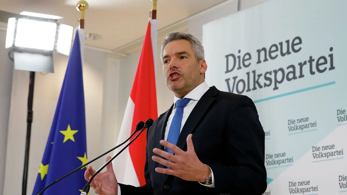 New Austrian Chancellor Nehammer sworn in