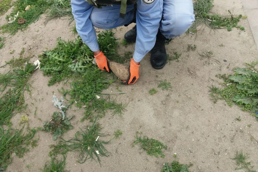 Sumqayıtda minaatan mərmisi tapılıb