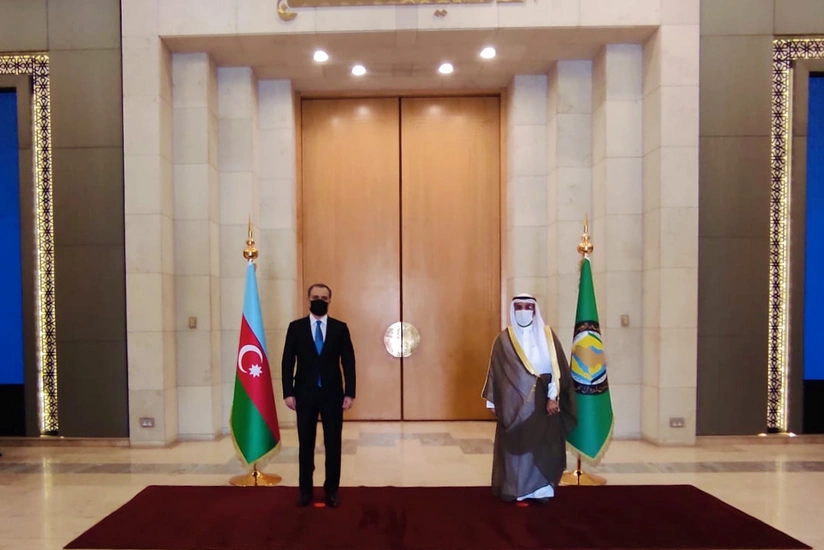 Ceyhun Bayramov Körfəz Əməkdaşlıq Şurasının Baş katibi ilə görüşüb