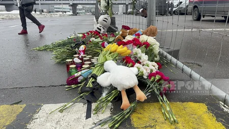 Latest visuals from Crocus City Hall following terrorist attack