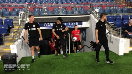 Neftçi Bney Yehuda ilə oyunöncəsi son məşqinə çıxıb