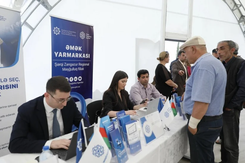 Агентство: В этом году на освобожденных территориях организовано 6 ярмарок труда