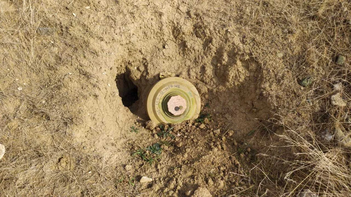 Ağdamda tank əleyhinə mina tapılıb