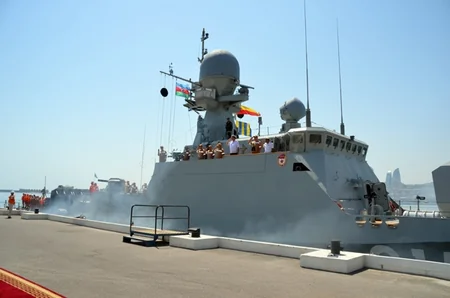 ​Rusiya hərbi gəmilərinin Azərbaycana səfəri başa çatıb
