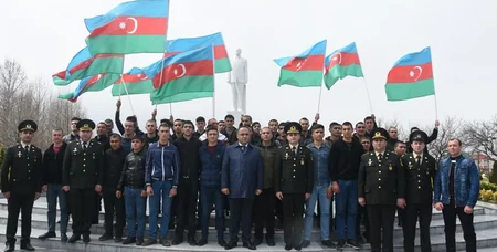 Ağstafada çağırışçılar hərbi xidmətə yola salınıblar