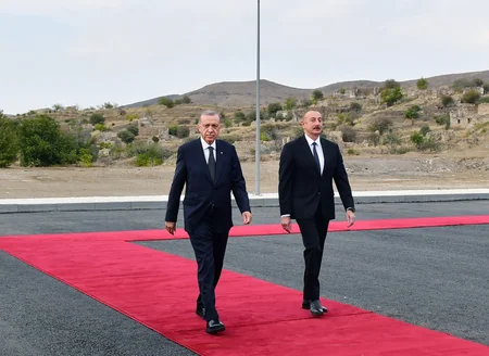 Official welcome ceremony for Turkish President held in Jabrayil