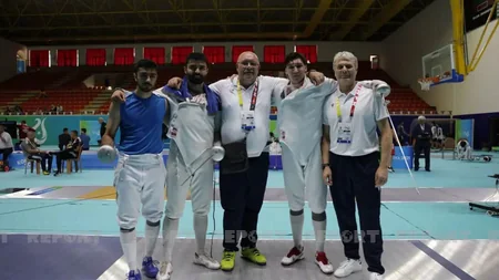 İslamiada: Azərbaycanın kişi qılıncoynatma millisi finala yüksəlib