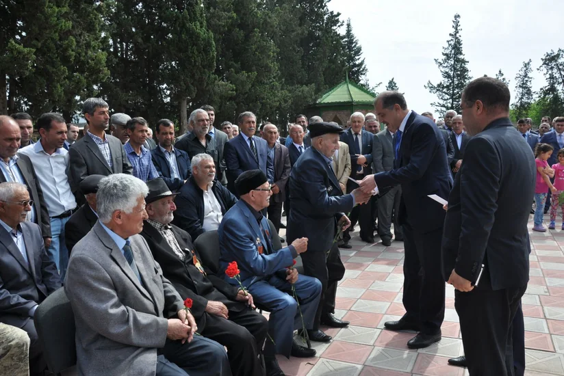 Böyük Vətən müharibəsində Qələbə Günü İmişlidə də qeyd olunub - FOTO