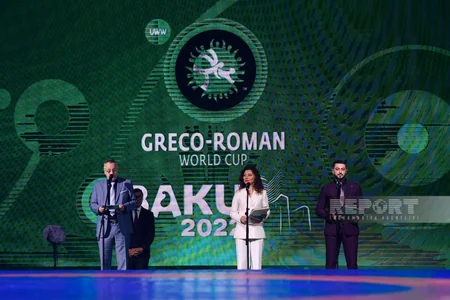 Bakıda yunan-Roma güləşi üzrə Dünya Kubokunun açılış mərasimi keçirilib
